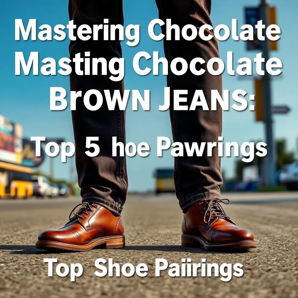 Mastering Chocolate Brown Jeans: Top 5 Shoe Pairings
