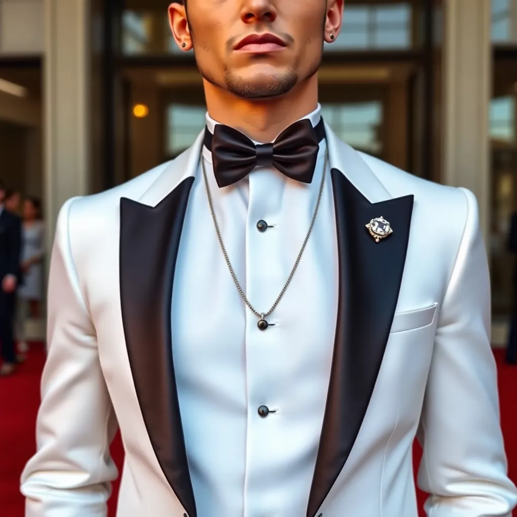 Men's Red Carpet Jewelry: Evolving Tuxedo Style with Bold Statements