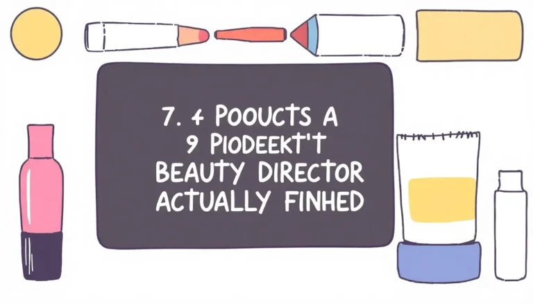 7 BEAUTY PRODUCTS A PICKY BEAUTY DIRECTOR ACTUALLY FINISHED