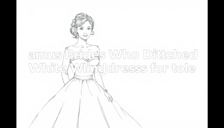 FAMOUS BRIDES WHO DITCHED WHITE WEDDING DRESSES FOR COLOR